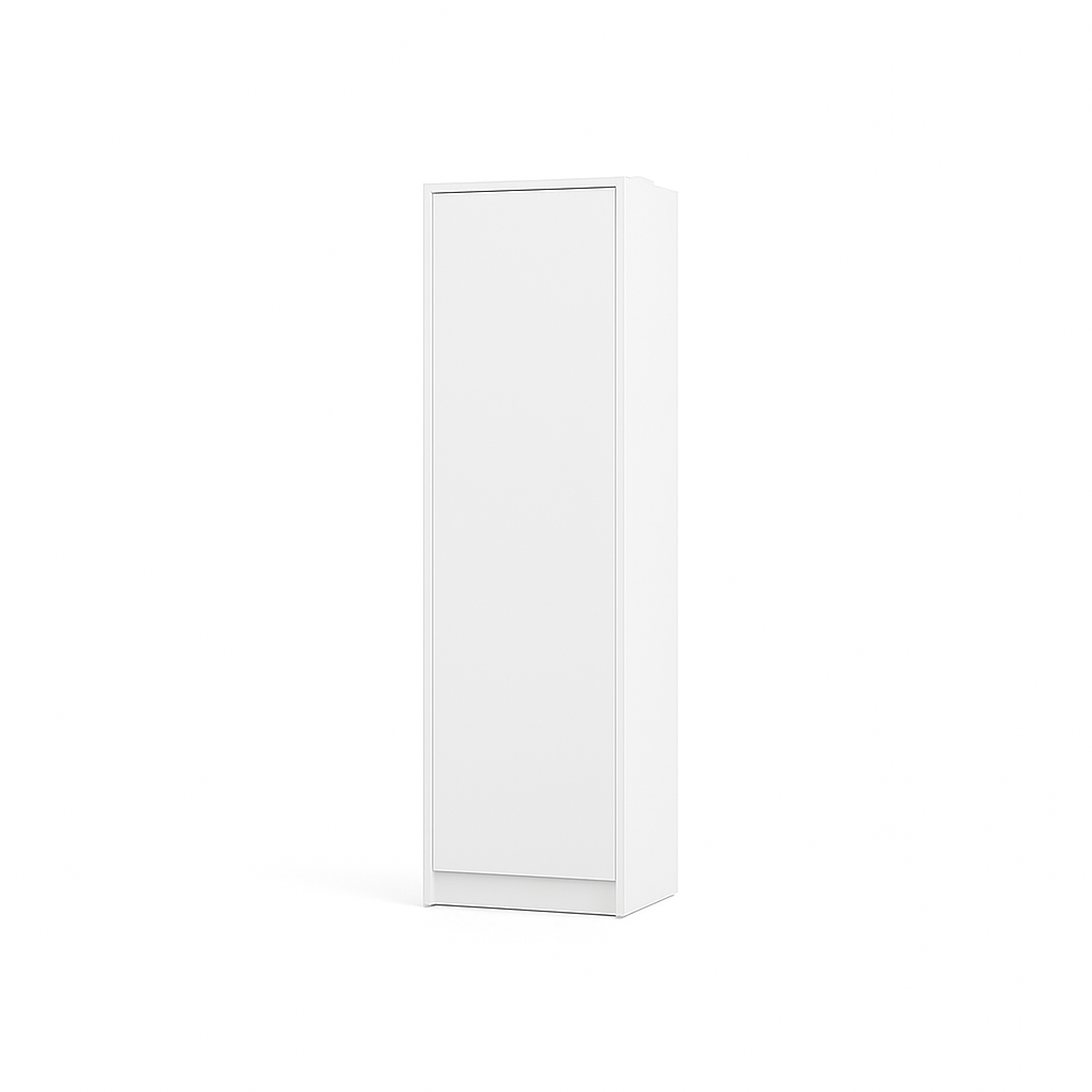 Customizable Genius Murphy Bed with Sofa Set 160 x 200 cm White Matt and LED Lighting
