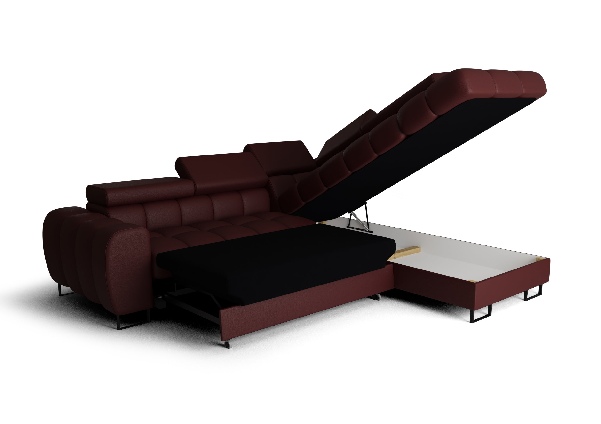 Aspen Corner Sofa Bed Left – Available in Various Colors and Fabrics