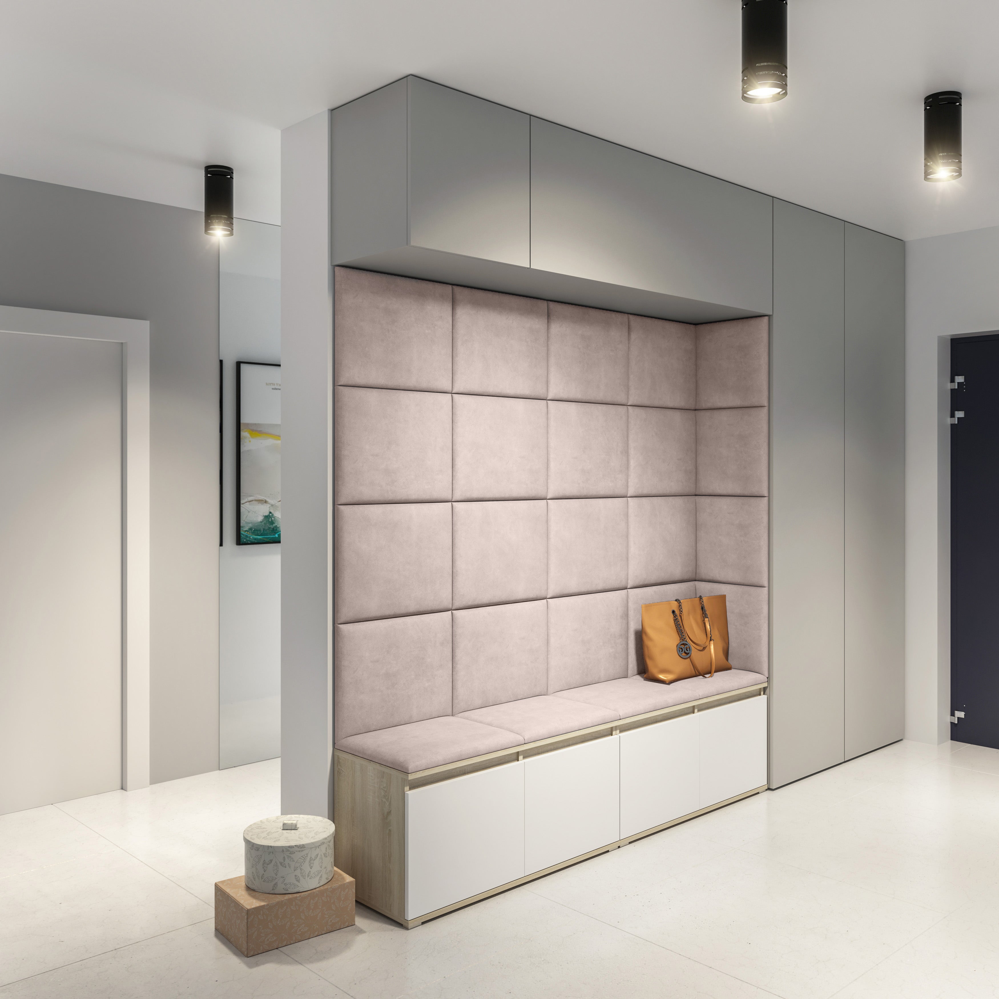 Upholstered Wall Panels 40x30 cm