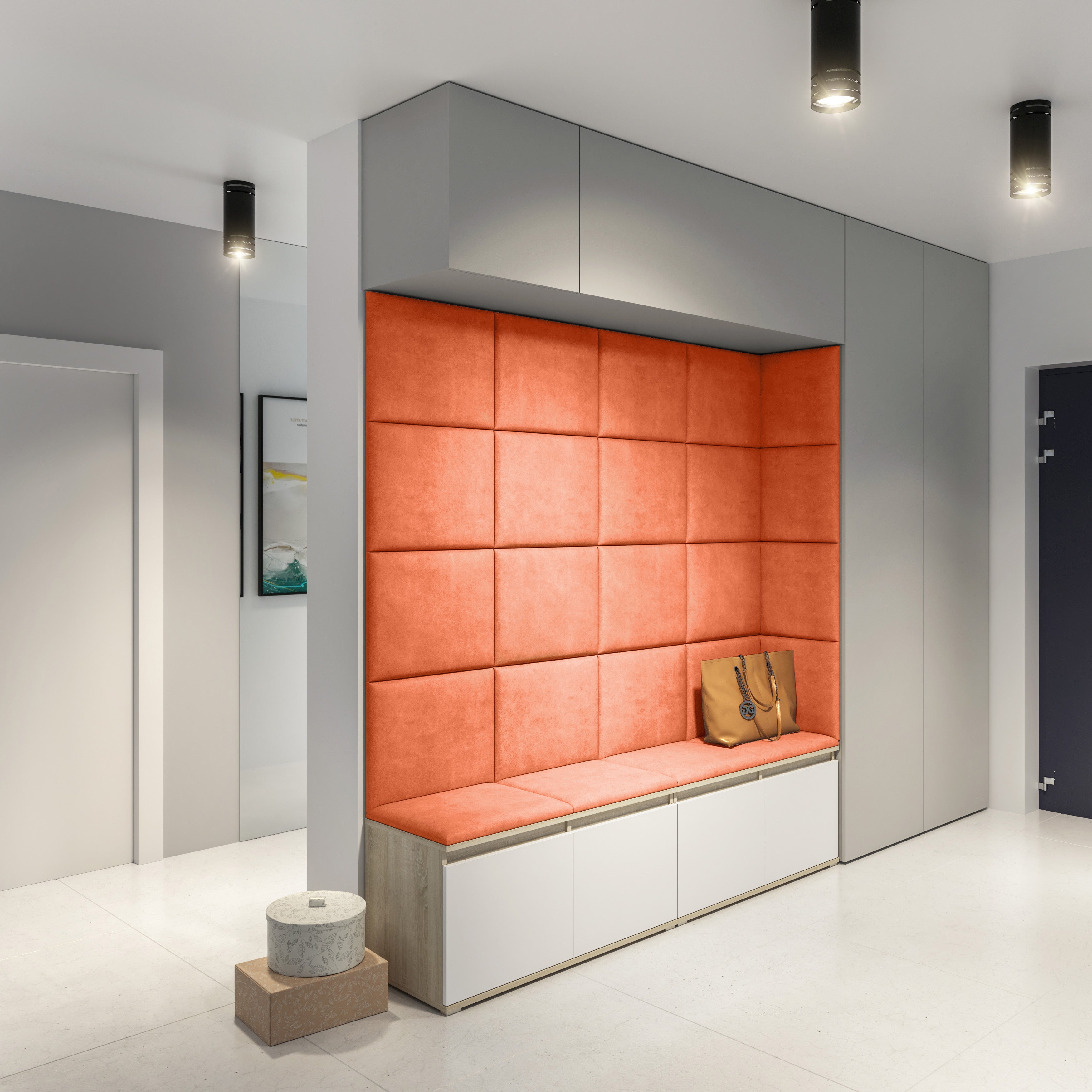 Upholstered Wall Panels 40x30 cm