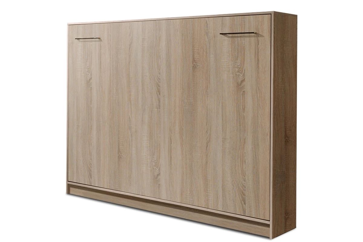 NE Murphy Bed Horizontal Sonoma Oak 90,120 or 140 x 200 cm