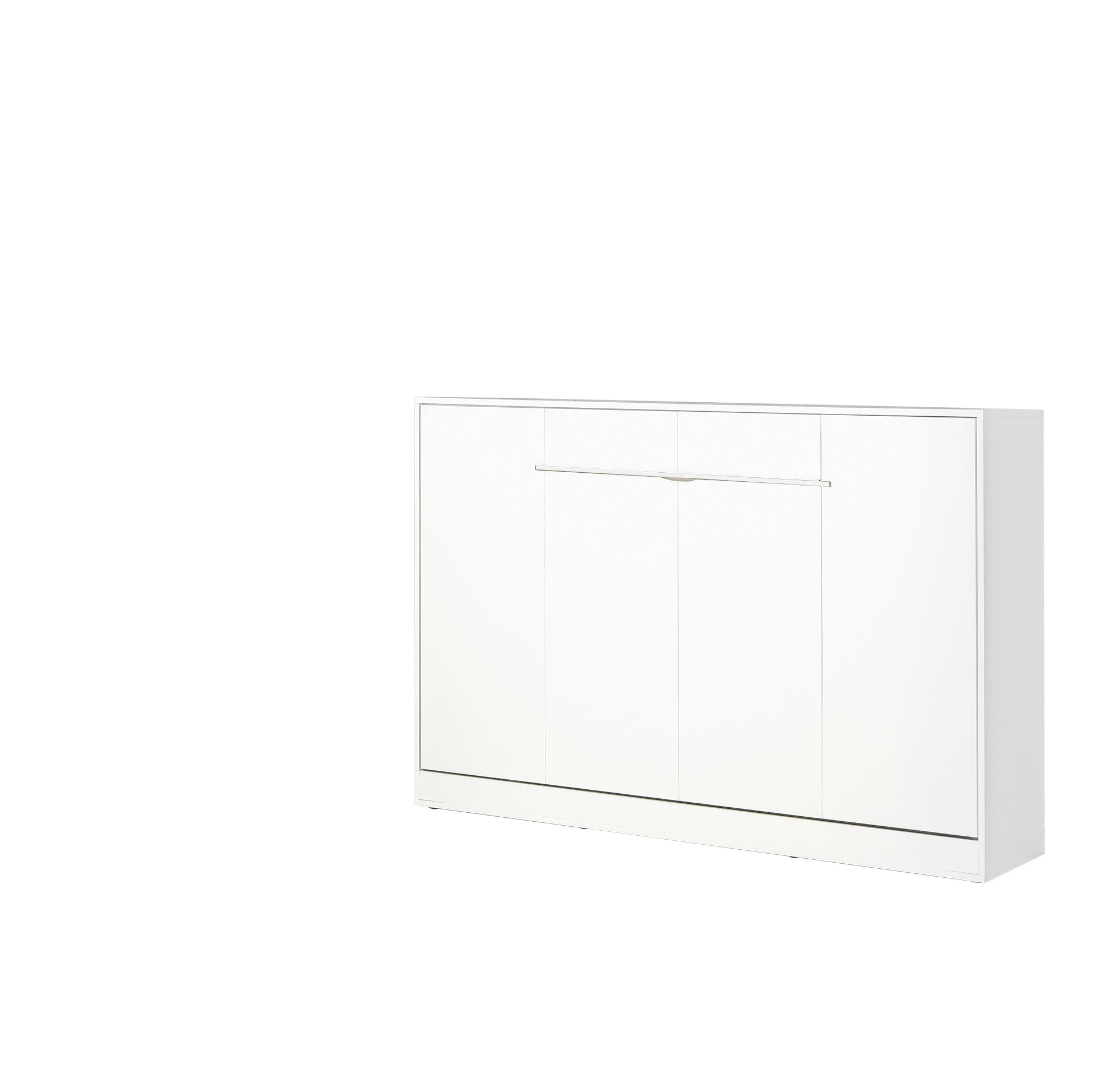 Horizontal Murphy Bed Domel White 120, 140, 160 x 200 cm