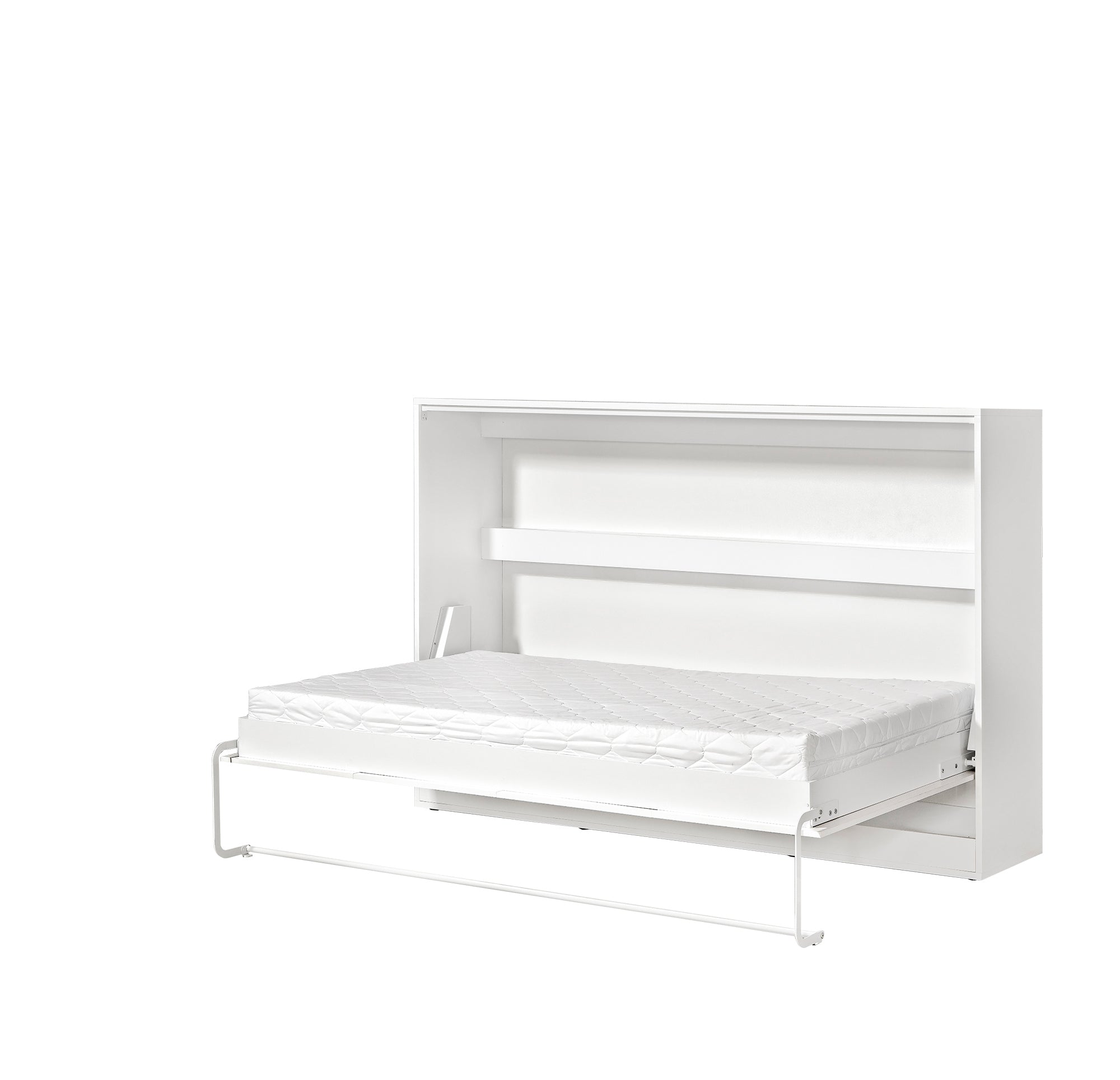 Horizontal Murphy Bed Domel White 120, 140, 160 x 200 cm