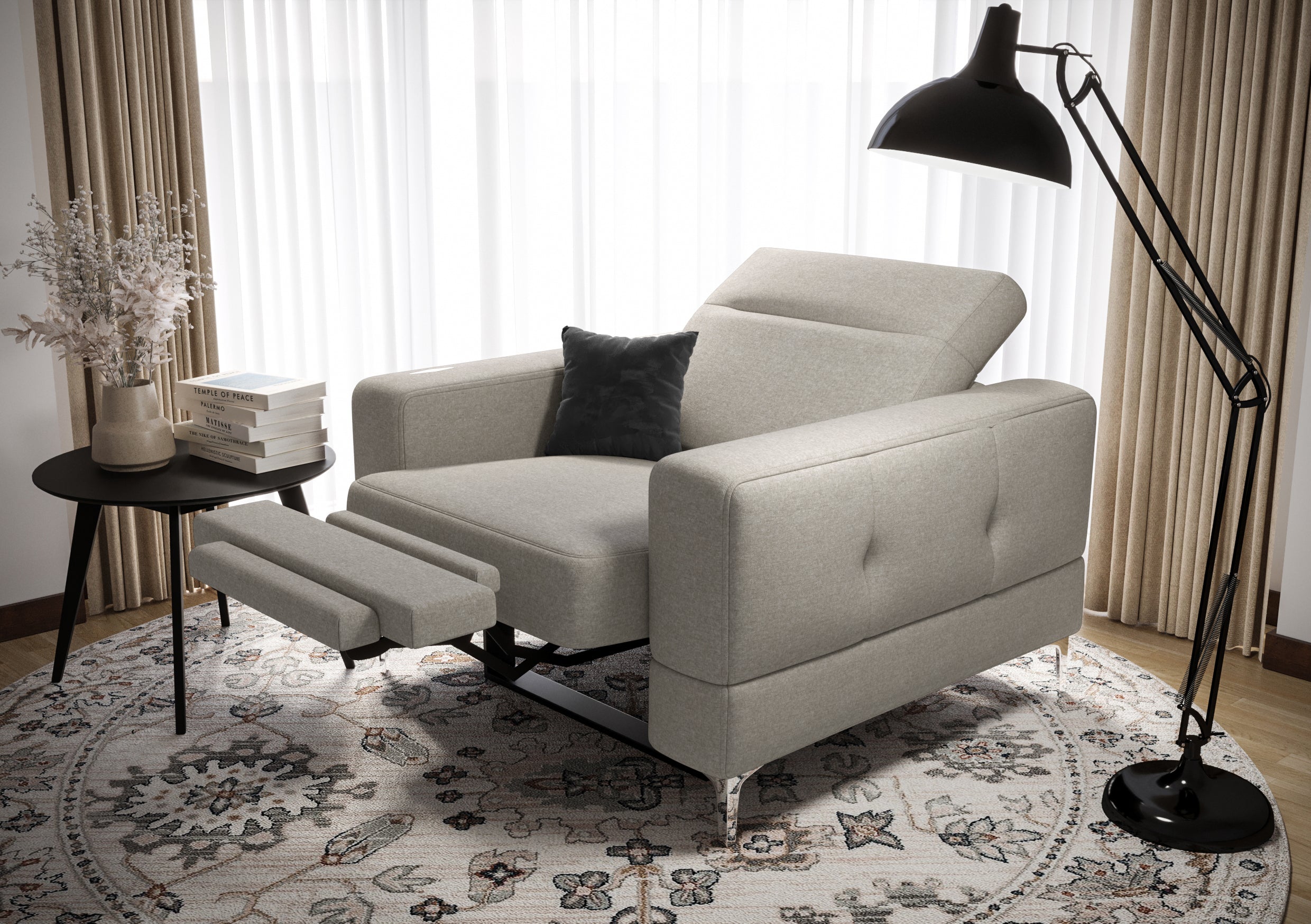 G-Malibu Relax Upholstered Armchair: Modern Comfort Meets Classic Style