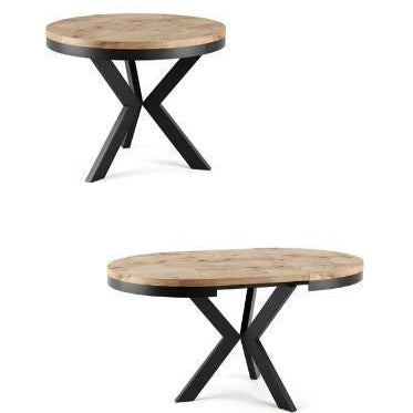 Round Dining Table Redpak Renee (Extendable)