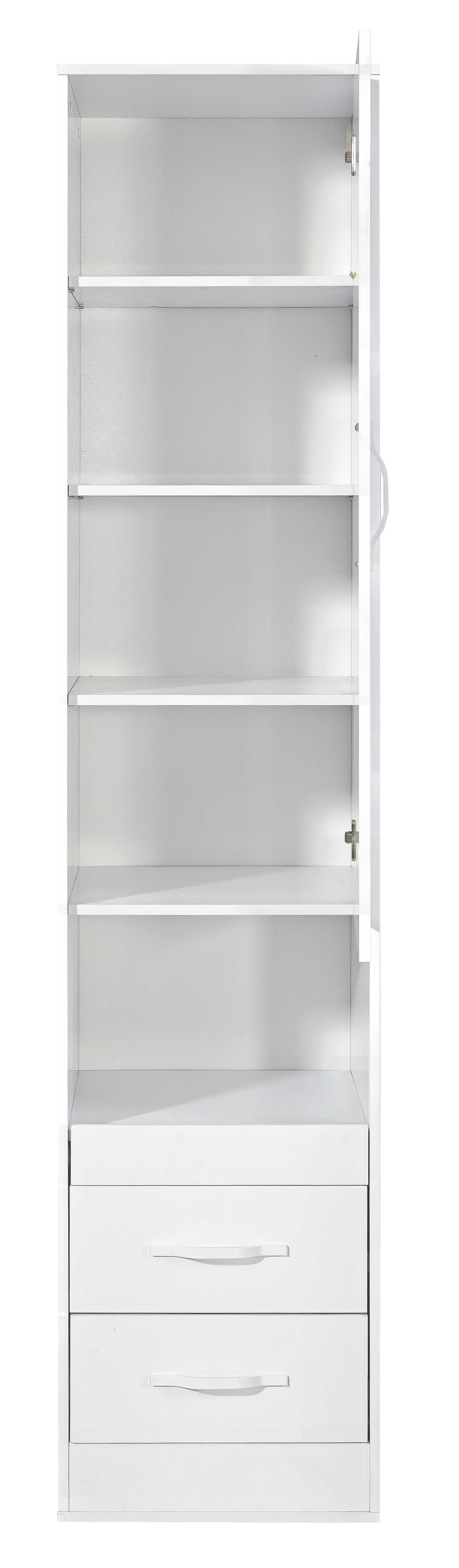 Domel White Tall Cabinet