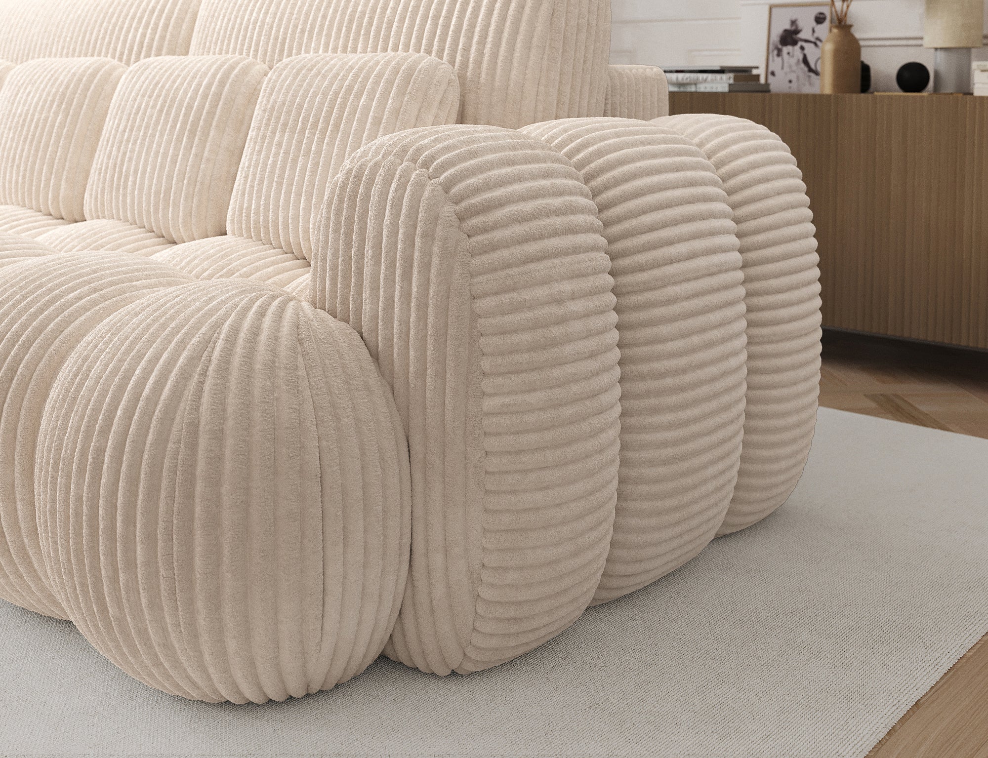 Eltap Cotonn Sofa Bed with Storage – 256 x 119 cm