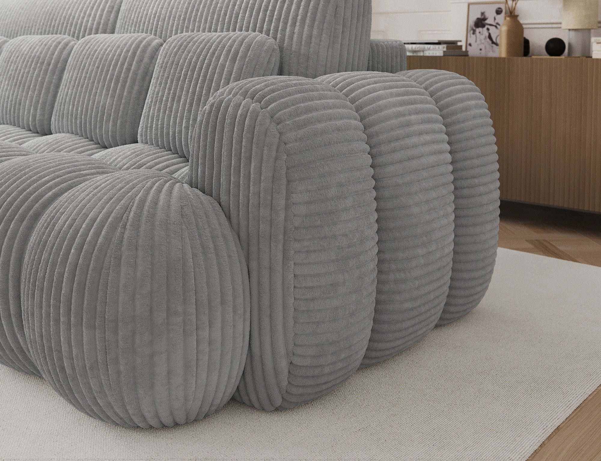 Eltap Cotonn Sofa Bed with Storage – 256 x 119 cm