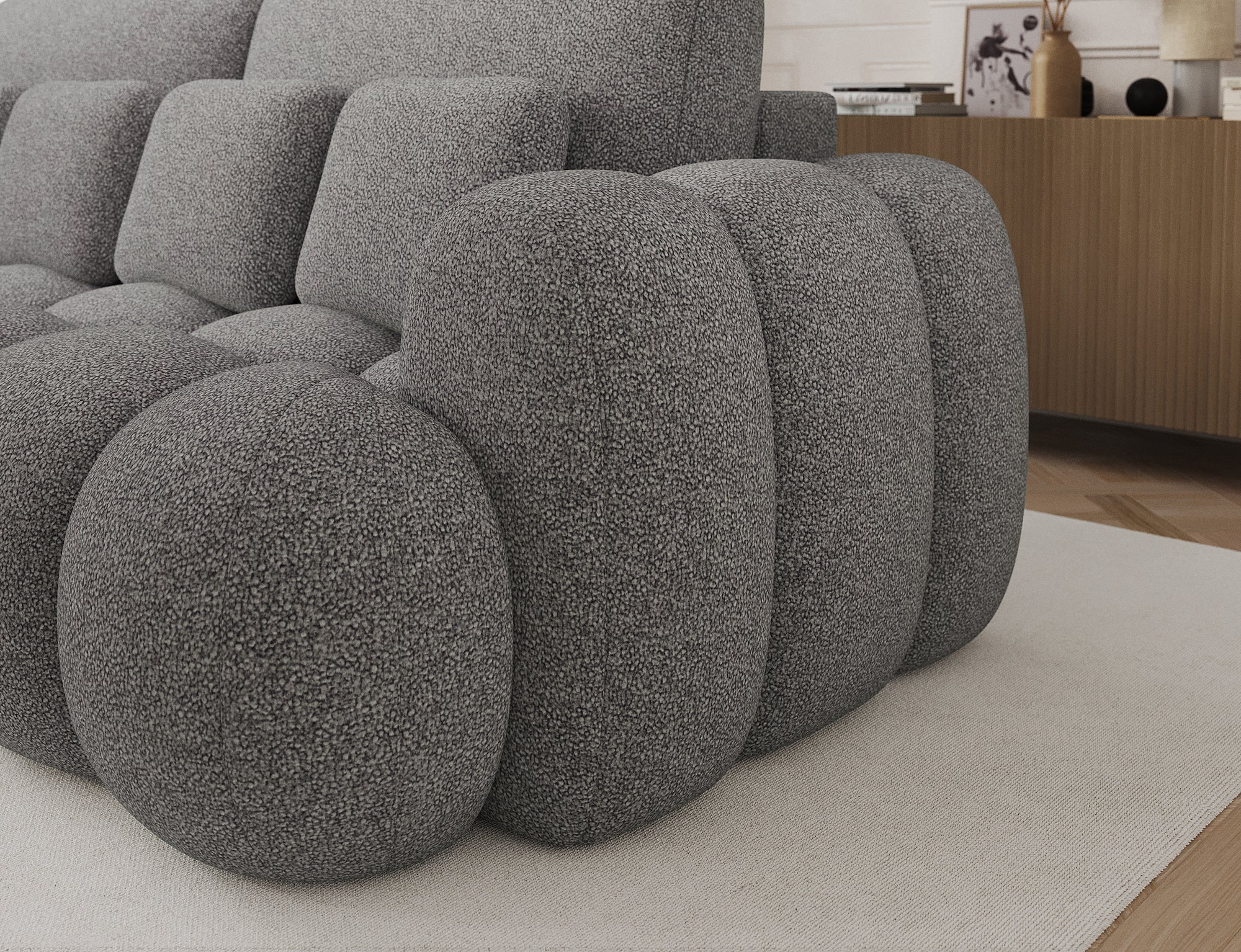 Eltap Cotonn Sofa Bed with Storage – 256 x 119 cm