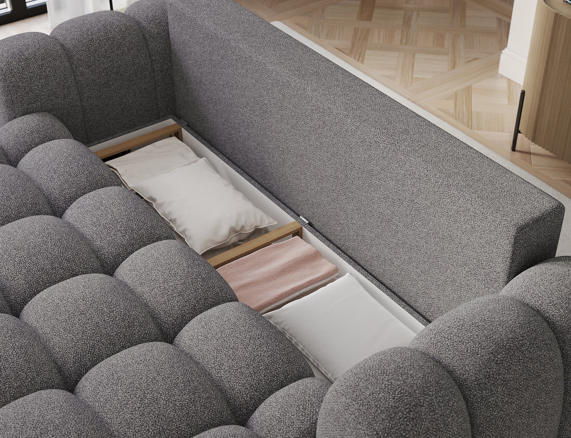 Eltap Cotonn Sofa Bed with Storage – 256 x 119 cm