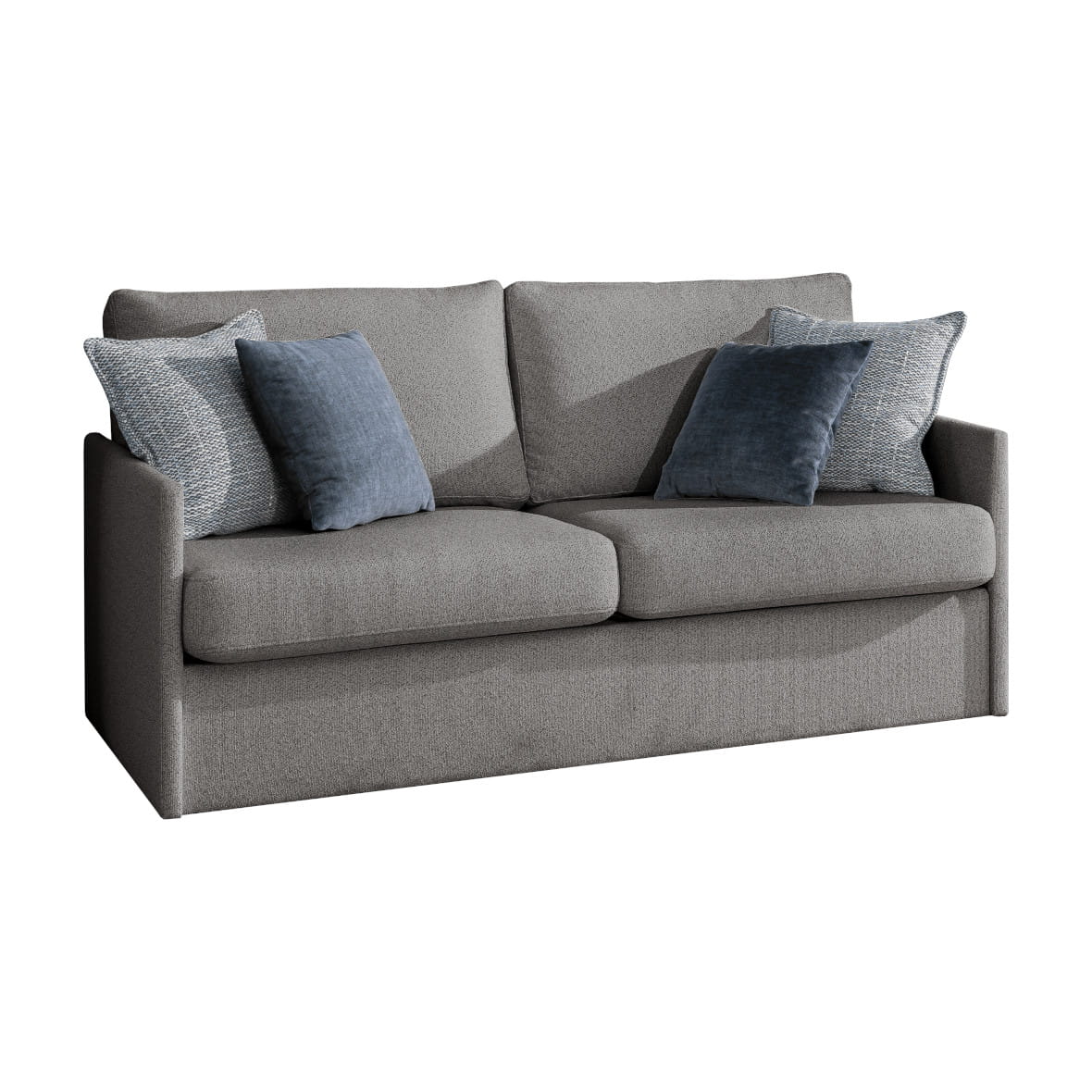 Customizable Genius Murphy Bed with Sofa Set 140 x 200 cm Congo, LED Lighting