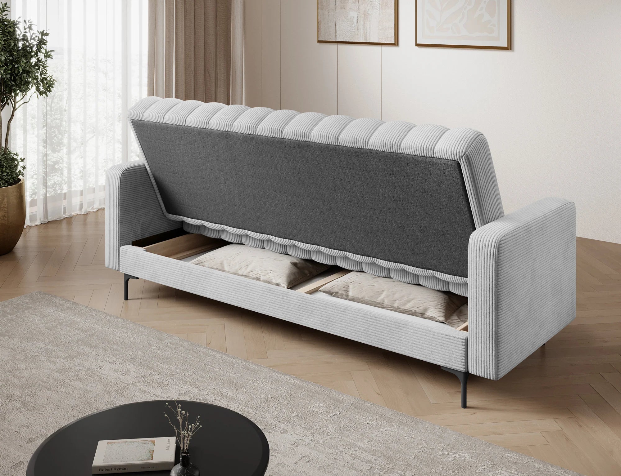 Eltap Roneyy Sofa Bed with Storage –212 x 89  cm