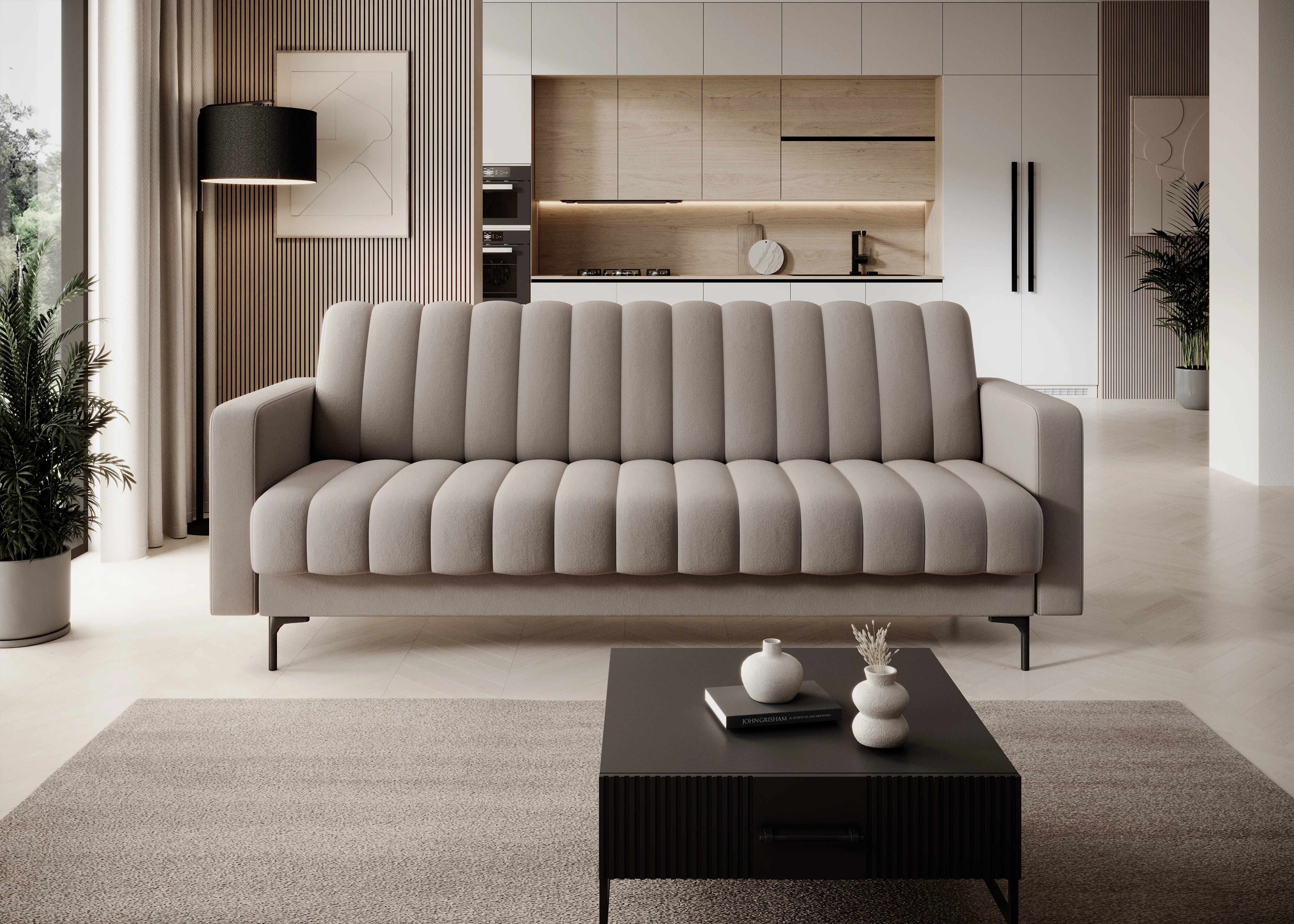 Eltap Roneyy Sofa Bed with Storage –212 x 89  cm
