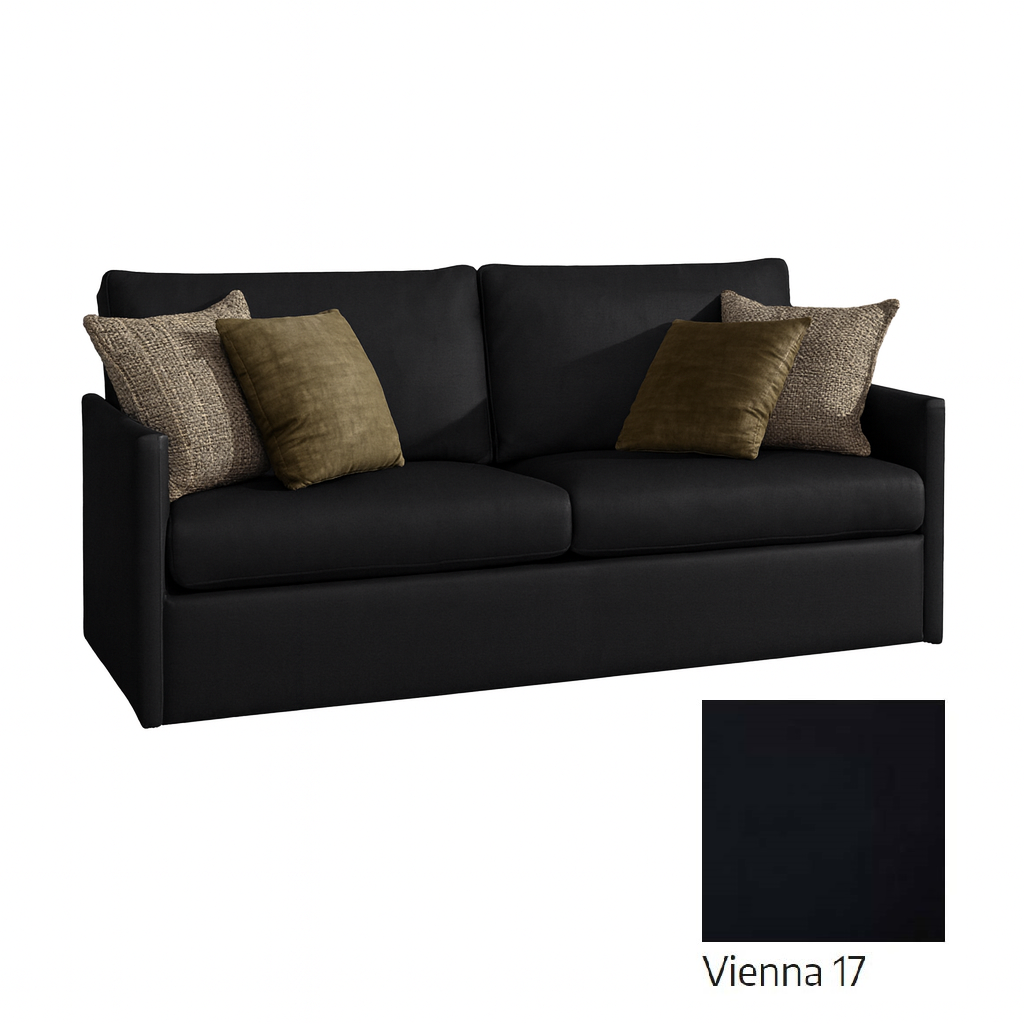 Customizable Genius Murphy Bed with Sofa Set 140 x 200 cm Congo, LED Lighting