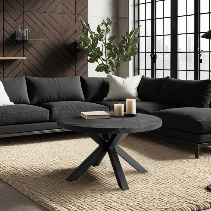Elite LINCOLN Coffee Table 80 cm Black Loft