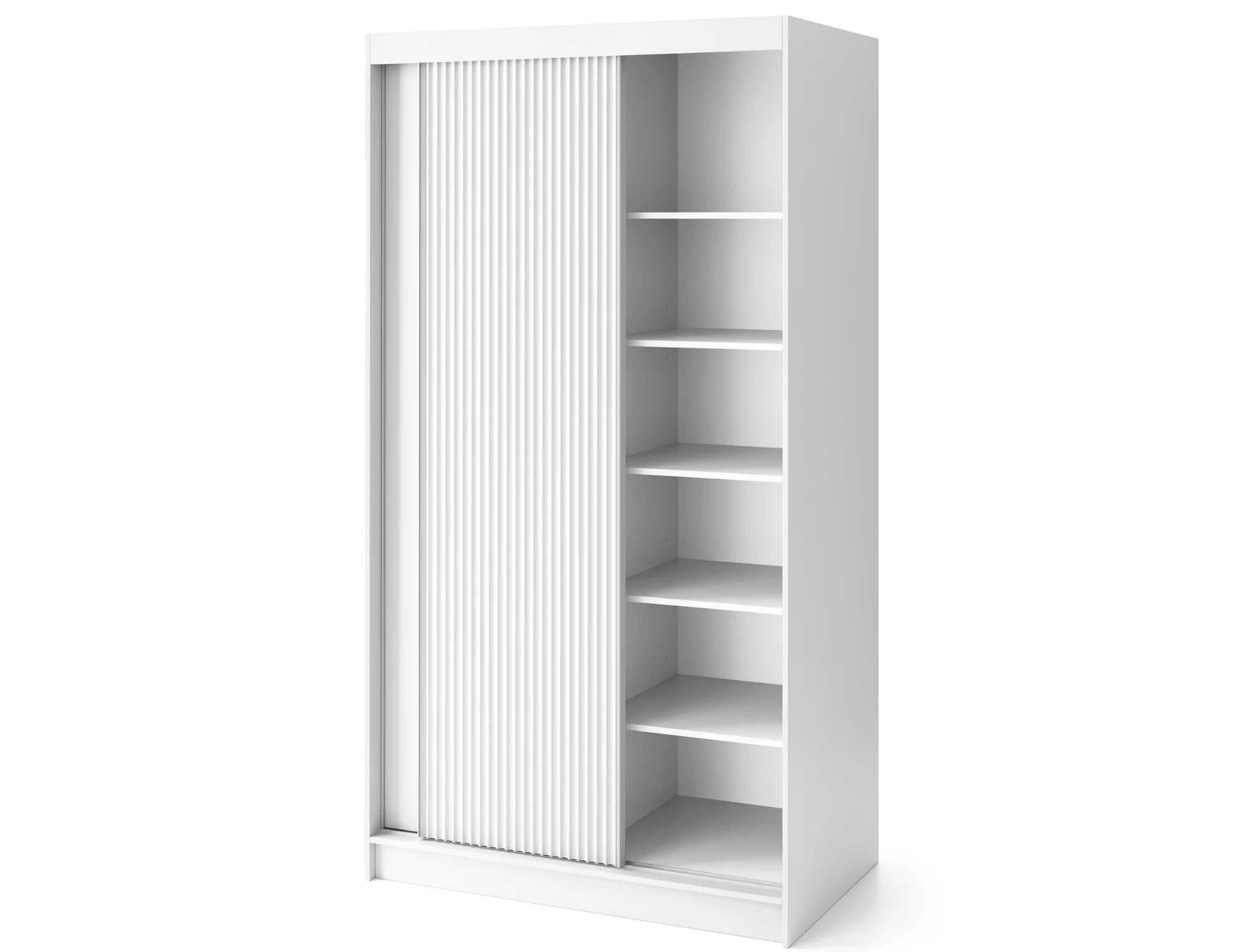 Eltap Biancco II 2D Sliding Wardrobe – White Matte 120 cm