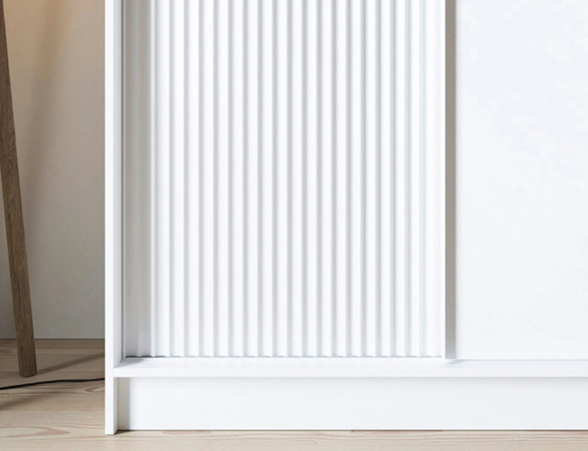 Eltap Biancco III 3D Sliding Wardrobe – White Matte 180 cm With Mirror