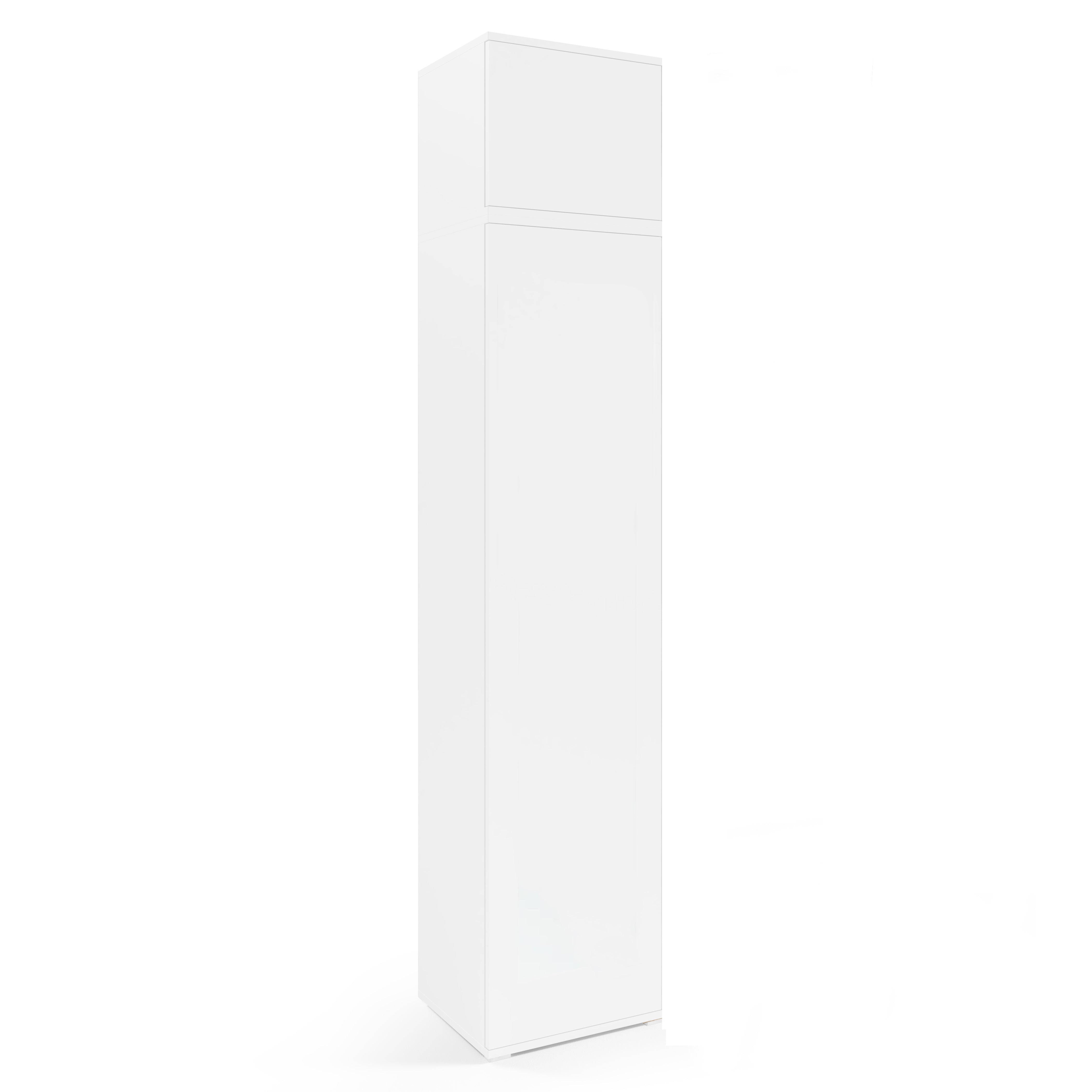 PK Emi 32 Hallway Wardrobe White - Upholstered Panels in Various Colours