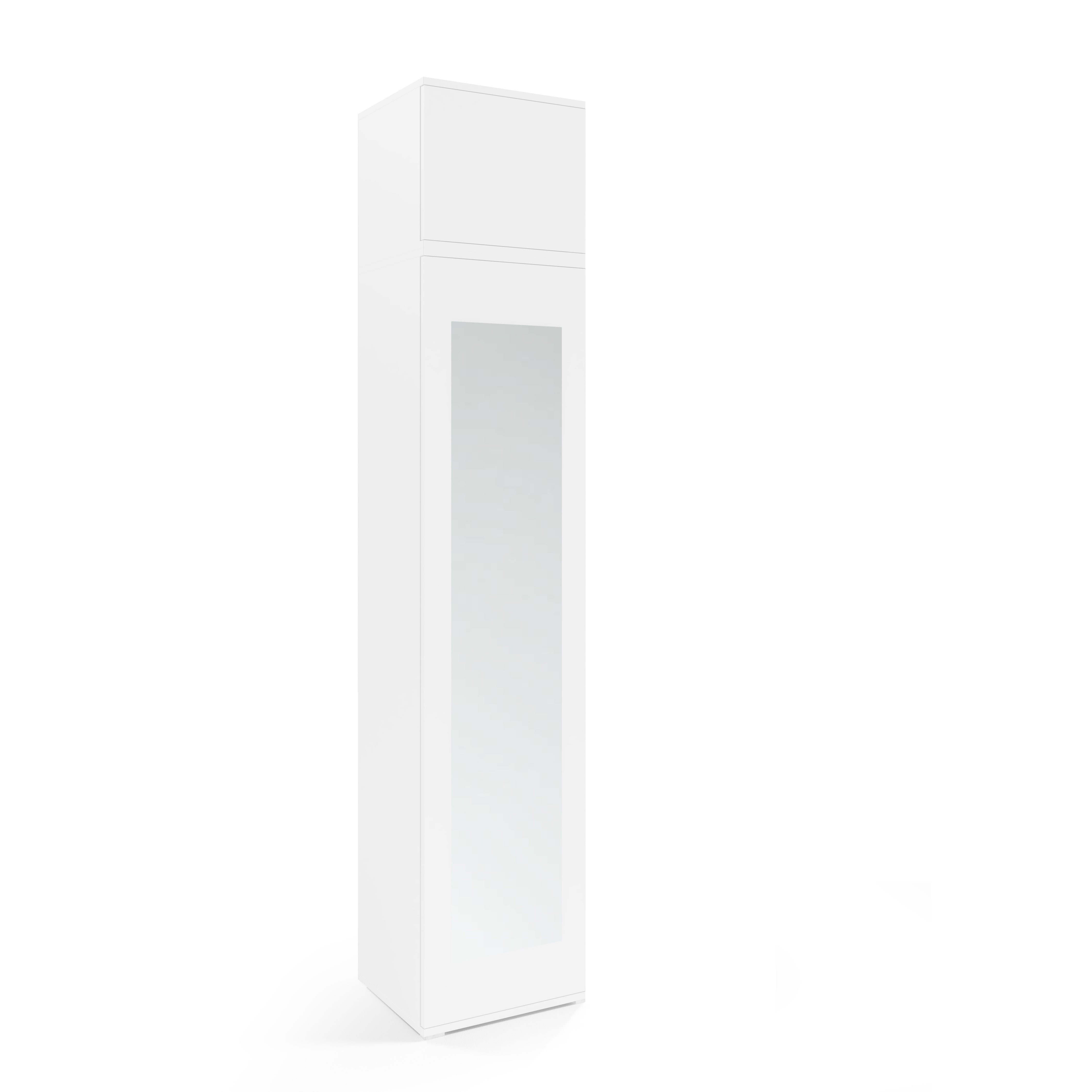 PK Emi 32 Hallway Wardrobe White - Upholstered Panels in Various Colours