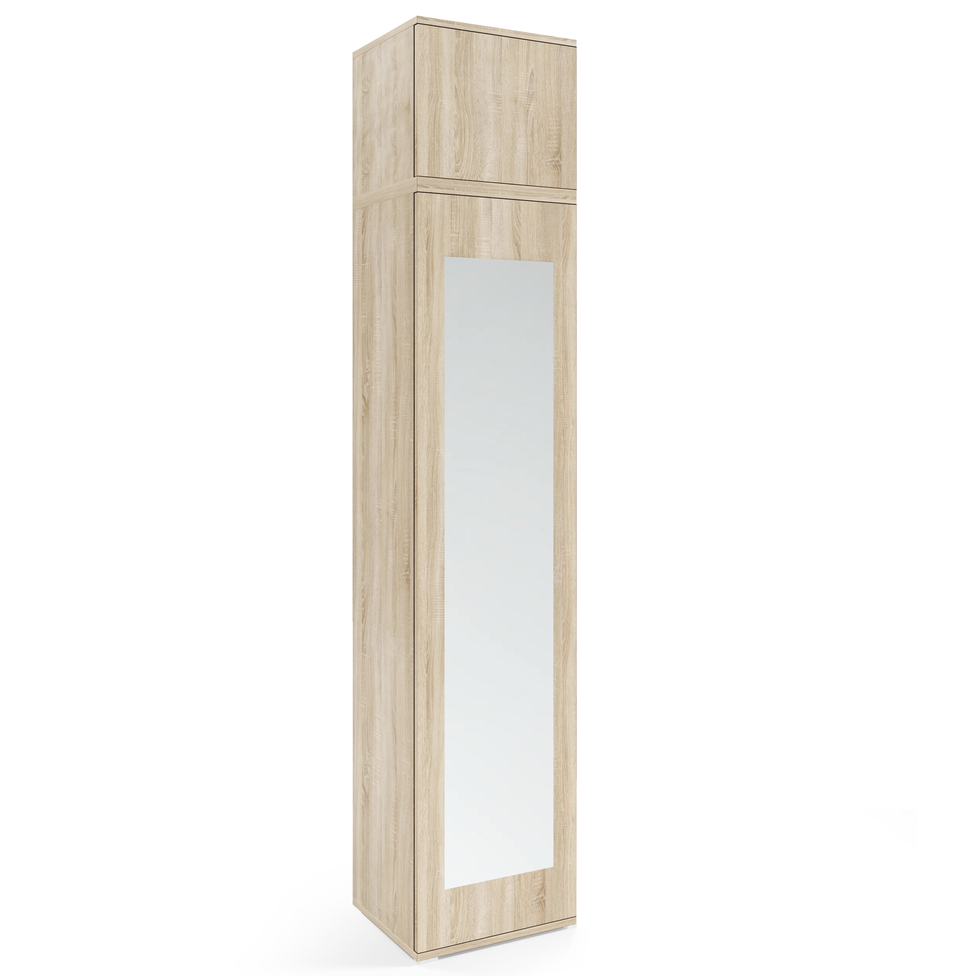 PK Emi 32 Hallway Wardrobe Sonoma Oak- Upholstered Panels in Various Colours