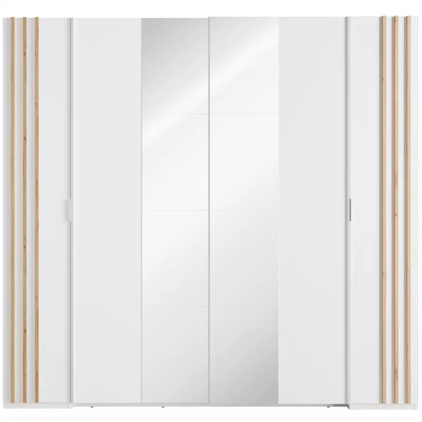 MO Florence – 4-Door Wardrobe with Mirror