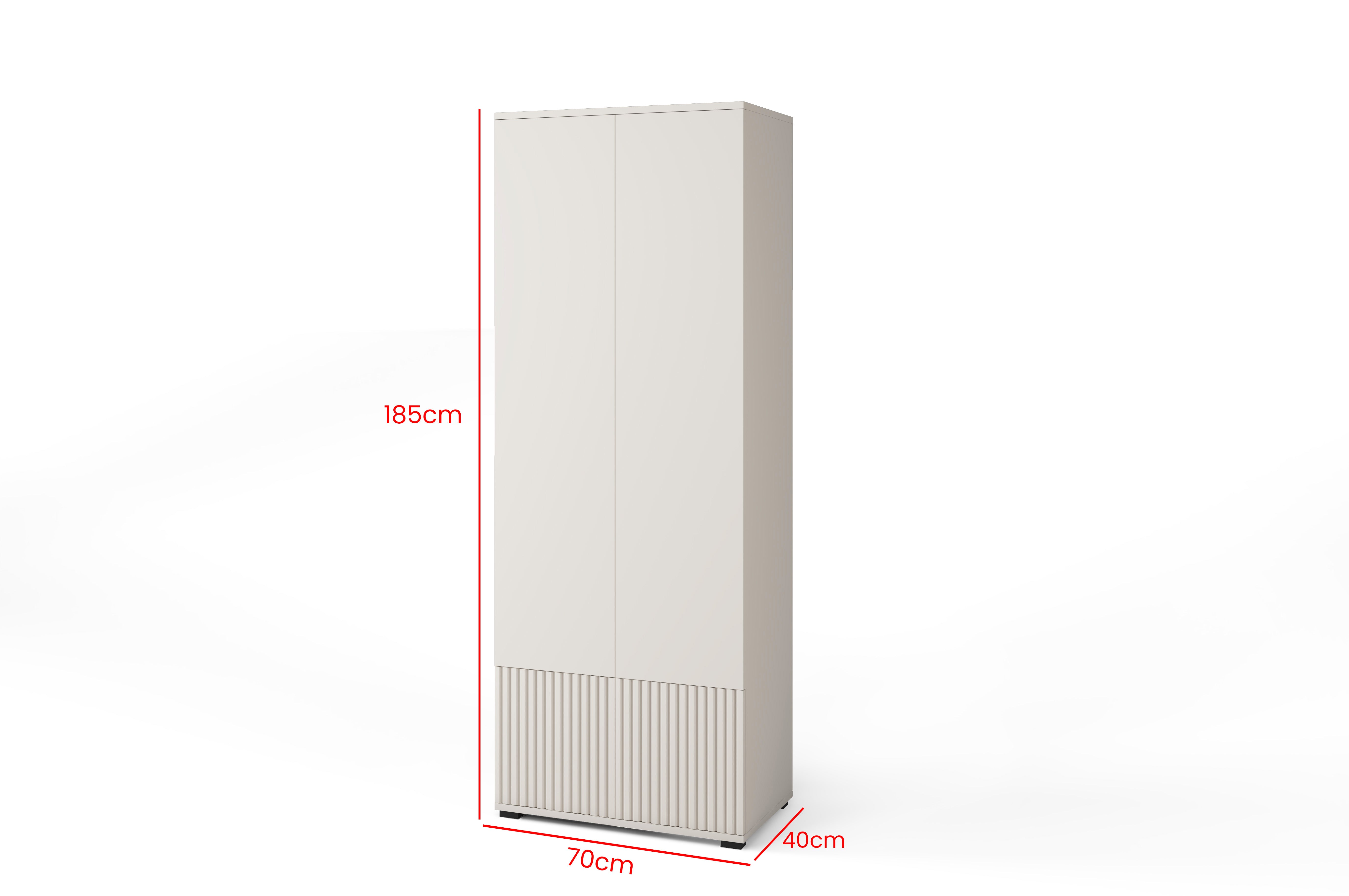 PK Rayo 7 Hallway Wardrobe - Upholstered Panels in Various Colours