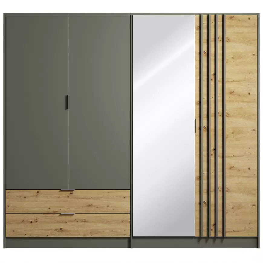 MO Rimini – 4-Door Wardrobe with Mirror