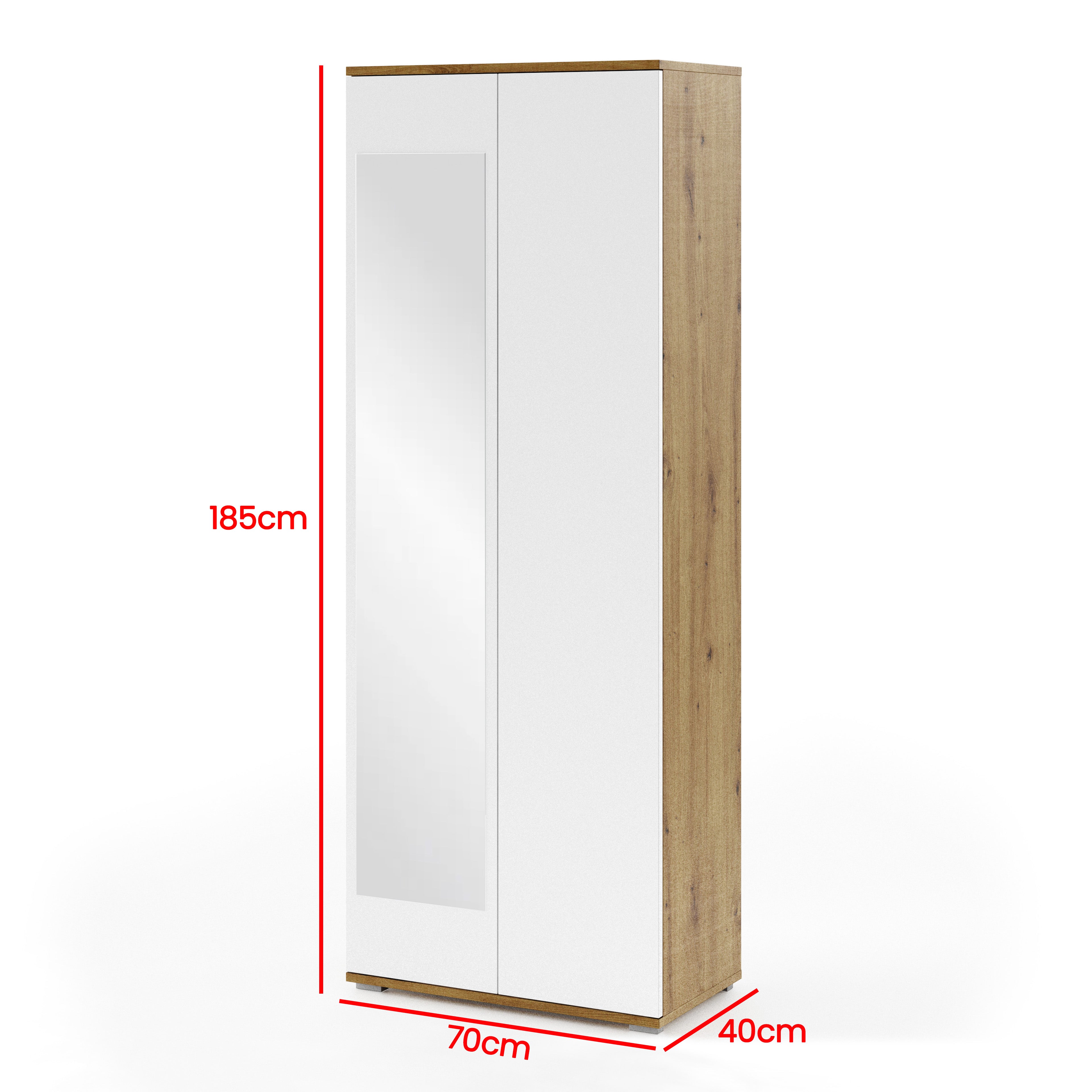 PK Sevilla 10 Hallway Wardrobe -Upholstered Panels in Various Colours