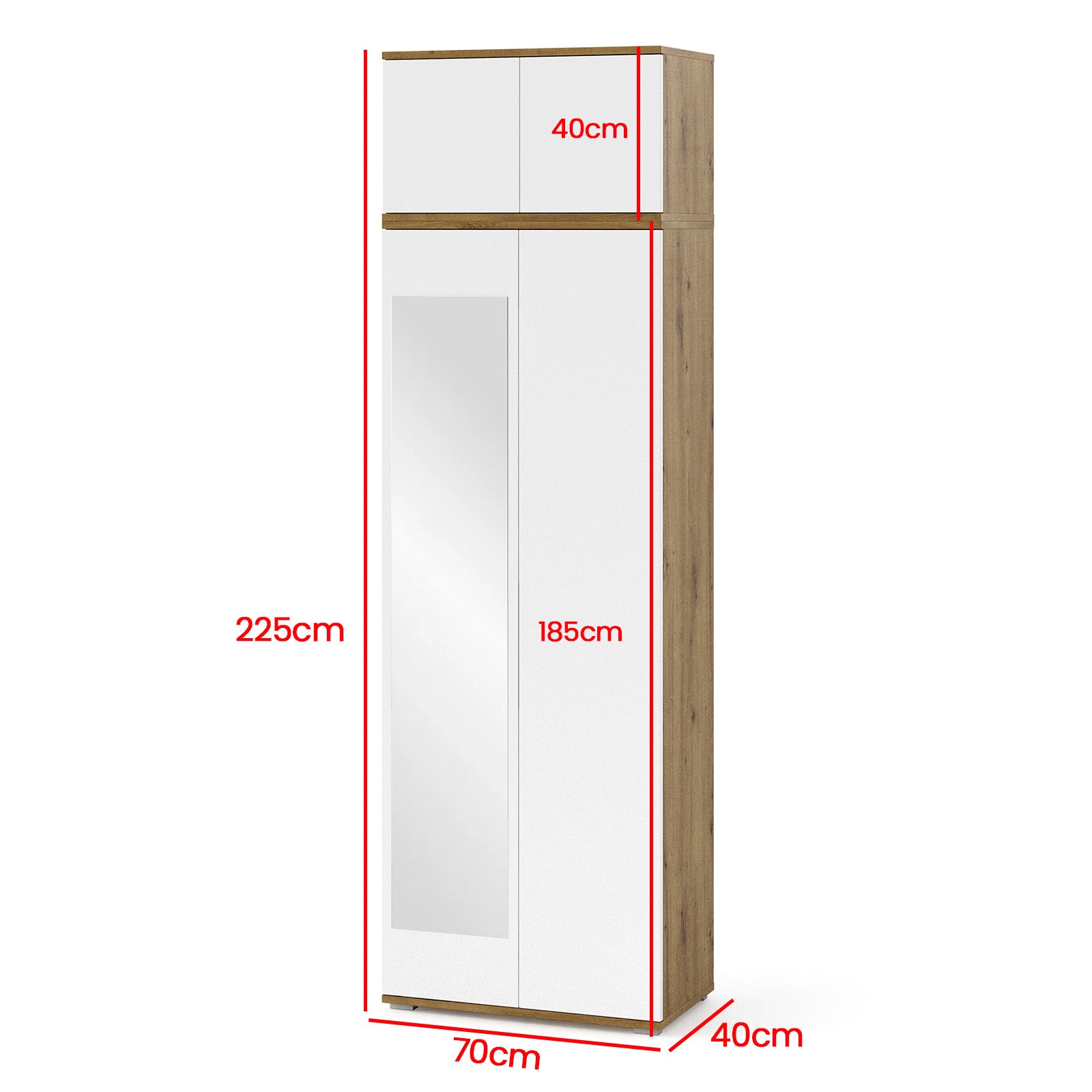 PK Sevilla 4 Hallway Wardrobe - Cacao
