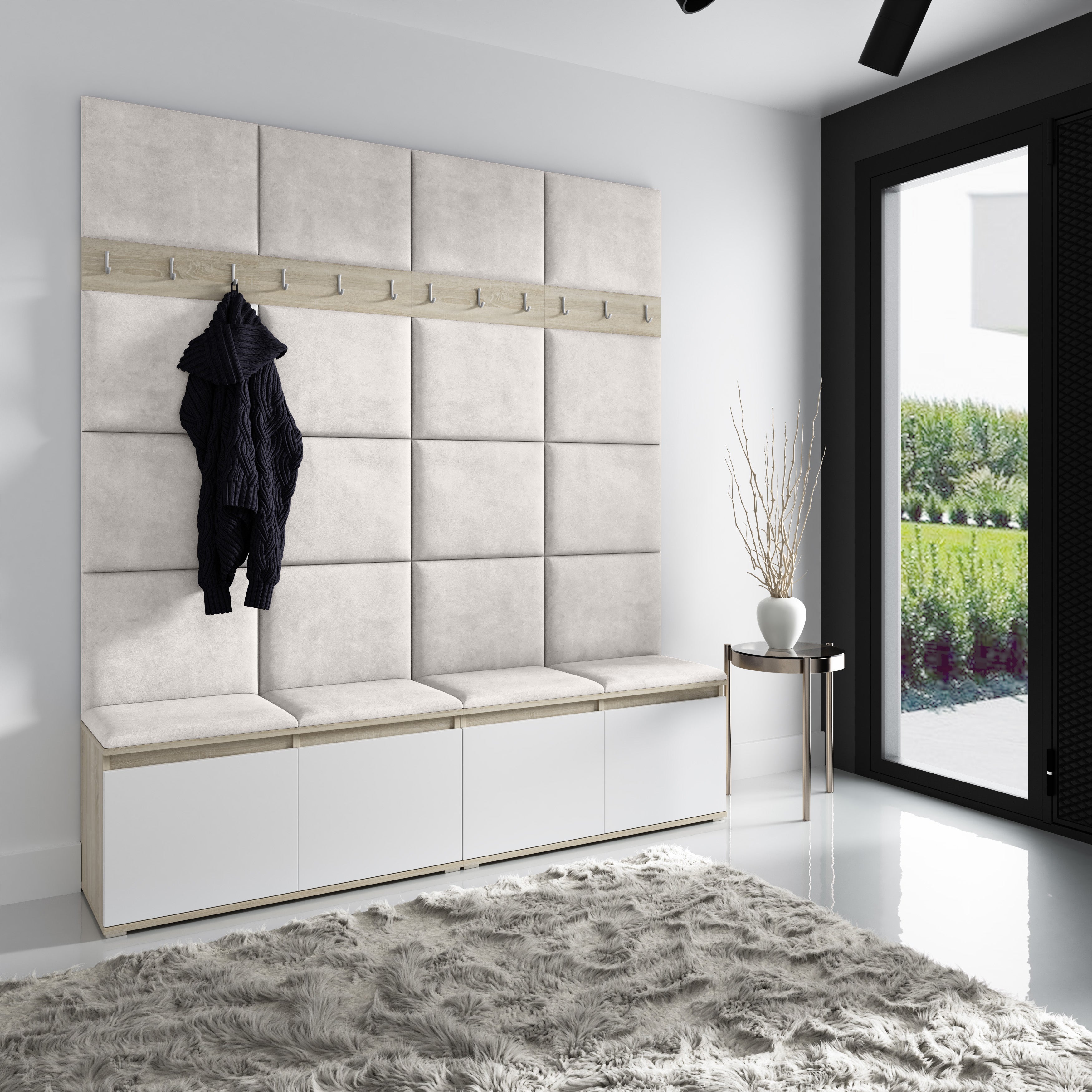Upholstered Wall Panels 30x30 cm