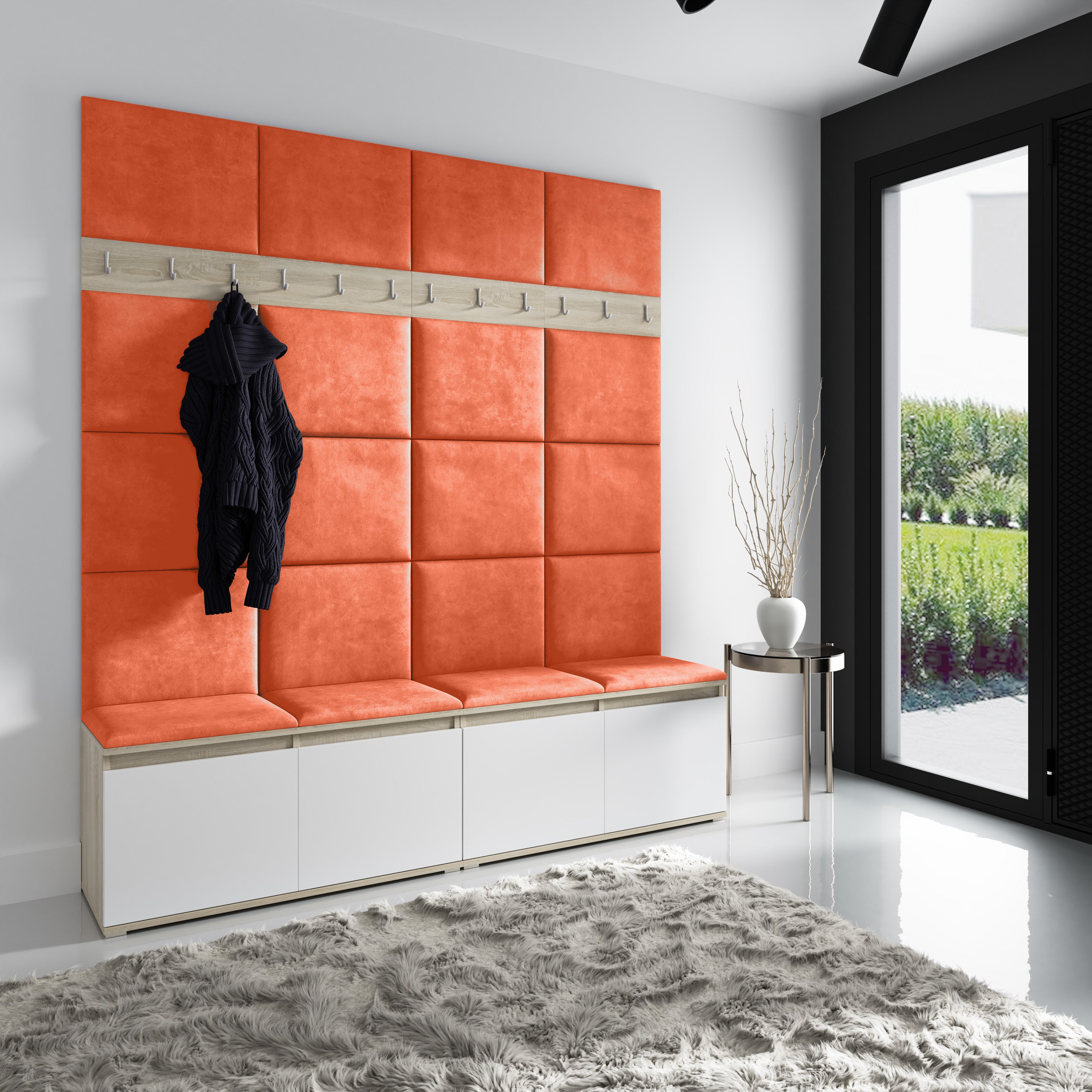 Upholstered Wall Panels 30x30 cm