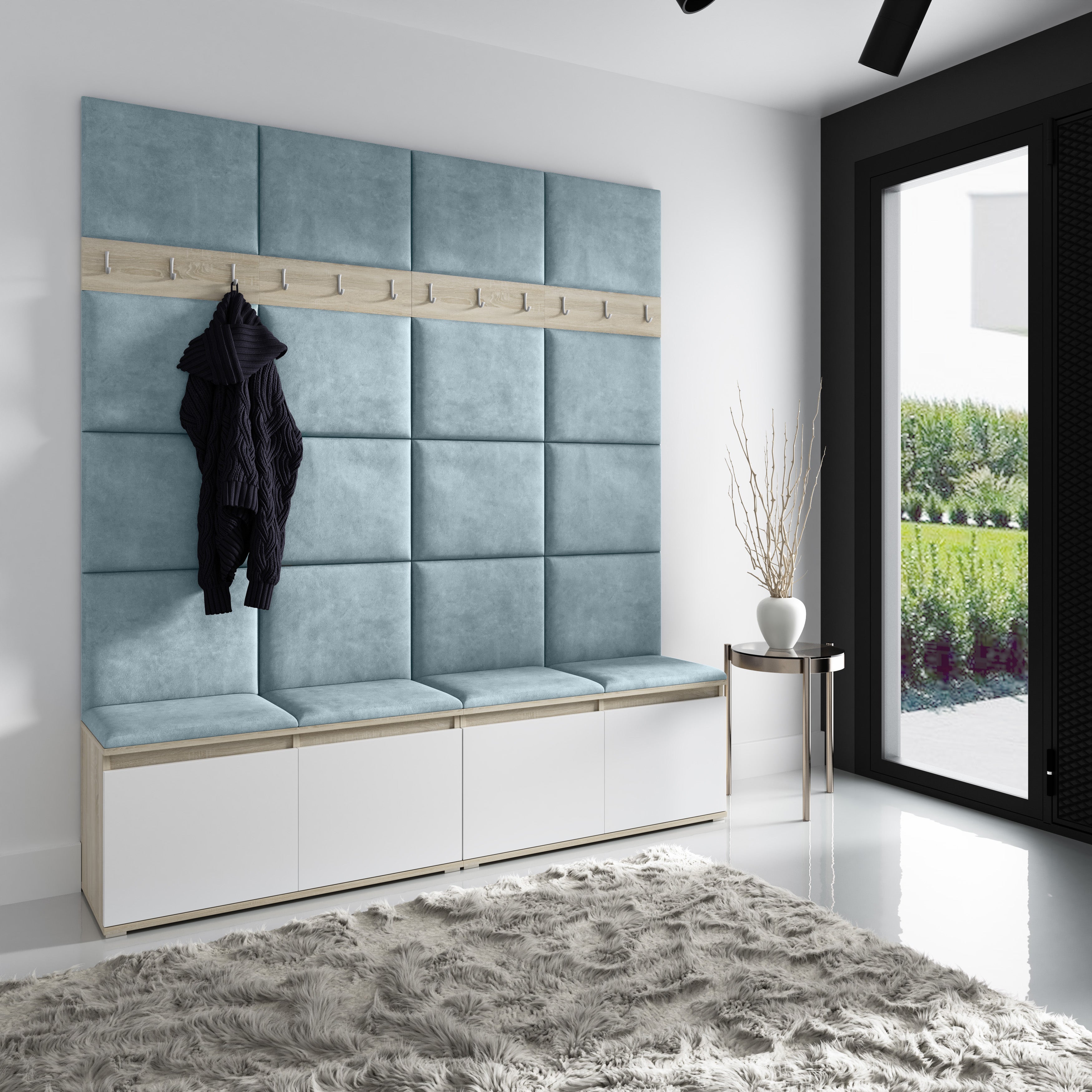 Upholstered Wall Panels 30x30 cm