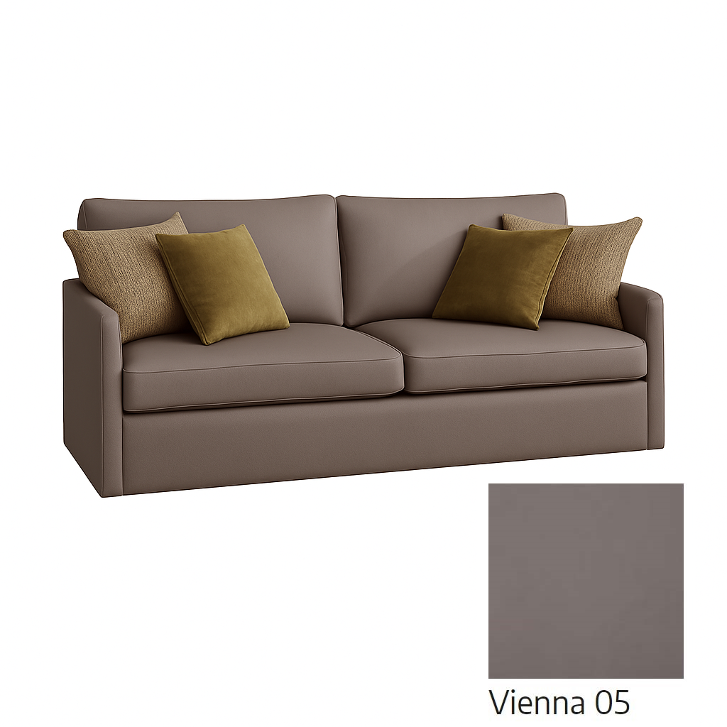 Customizable Genius Murphy Bed with Sofa Set 140 x 200 cm Congo, LED Lighting