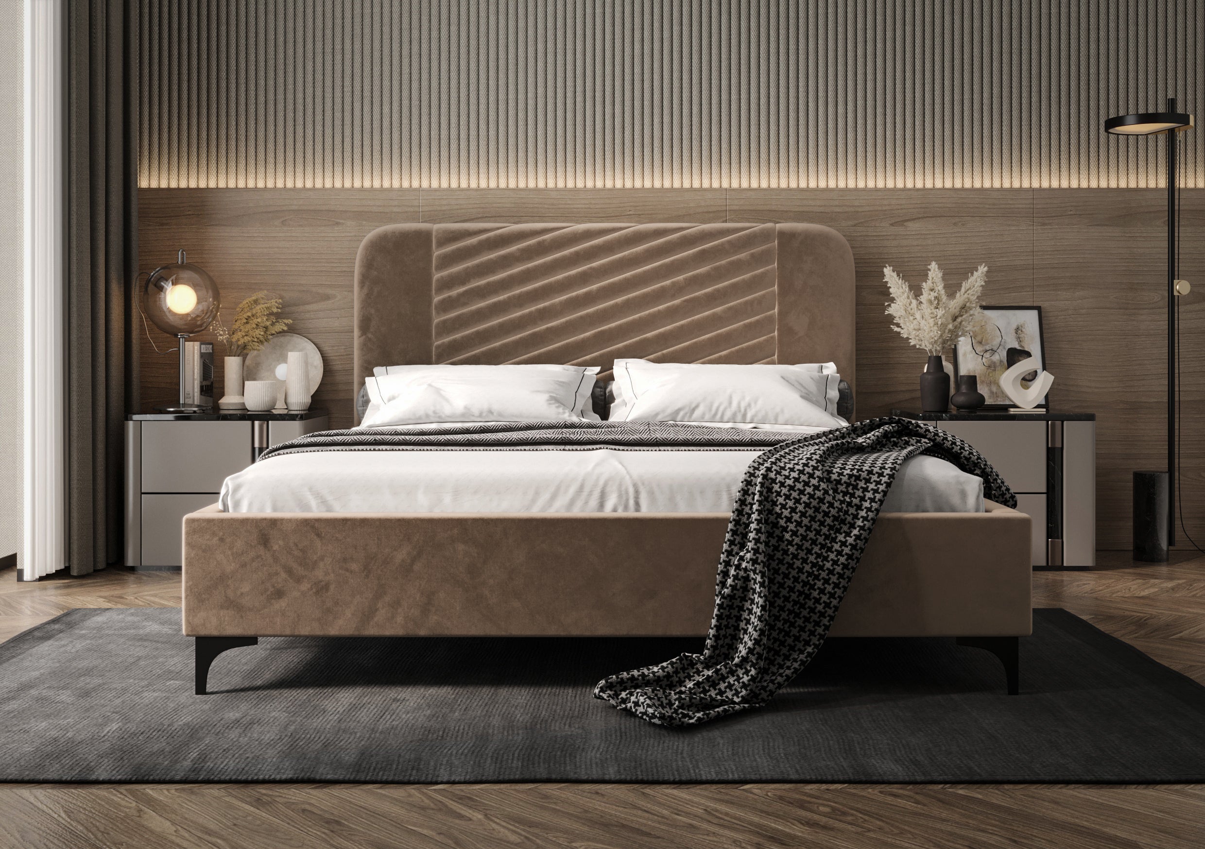 G-Venice Upholstered Bed - Elegance in your bedroom