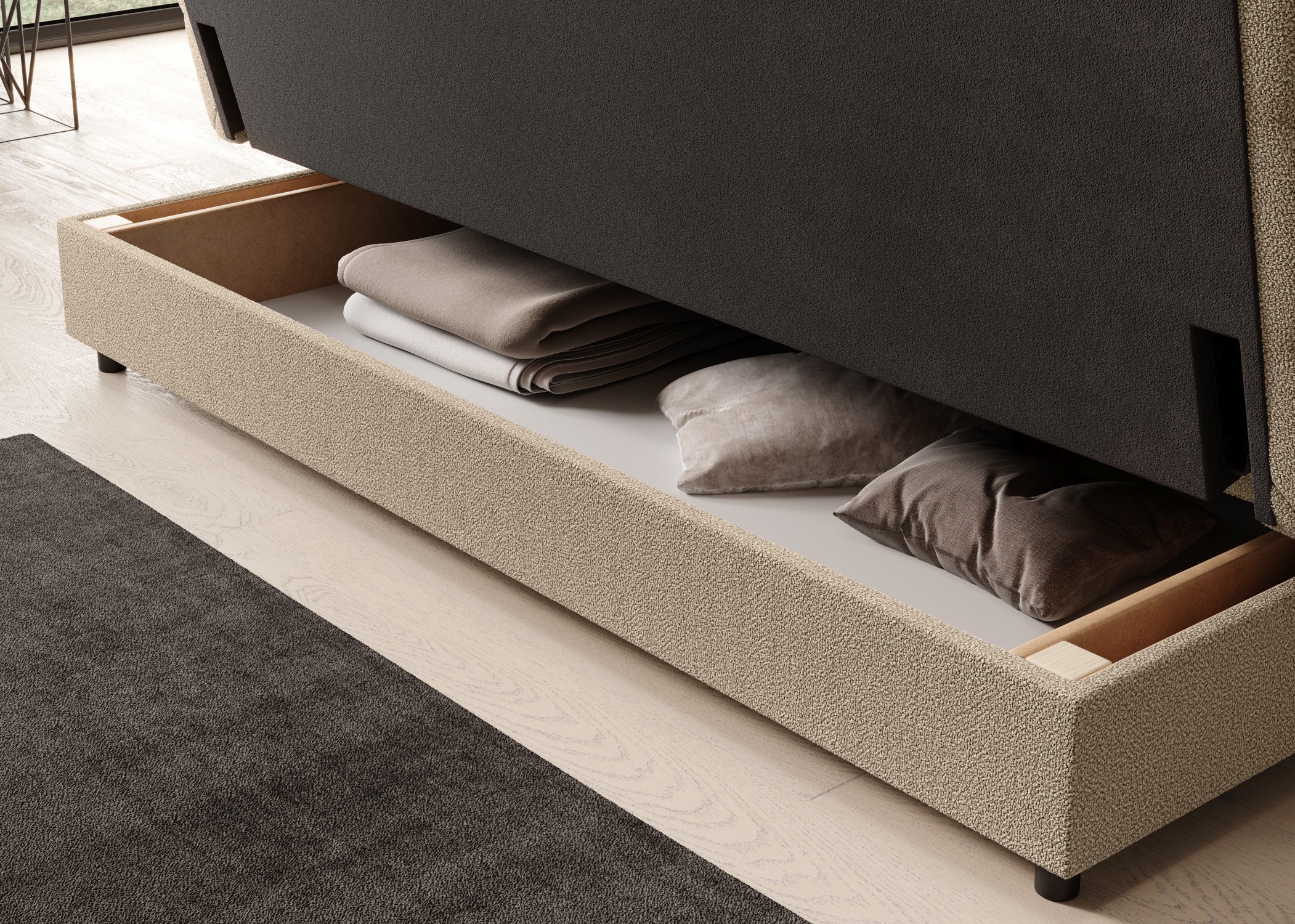 Eltap Clareta Sofa Bed with Storage – 197 x 95 cm