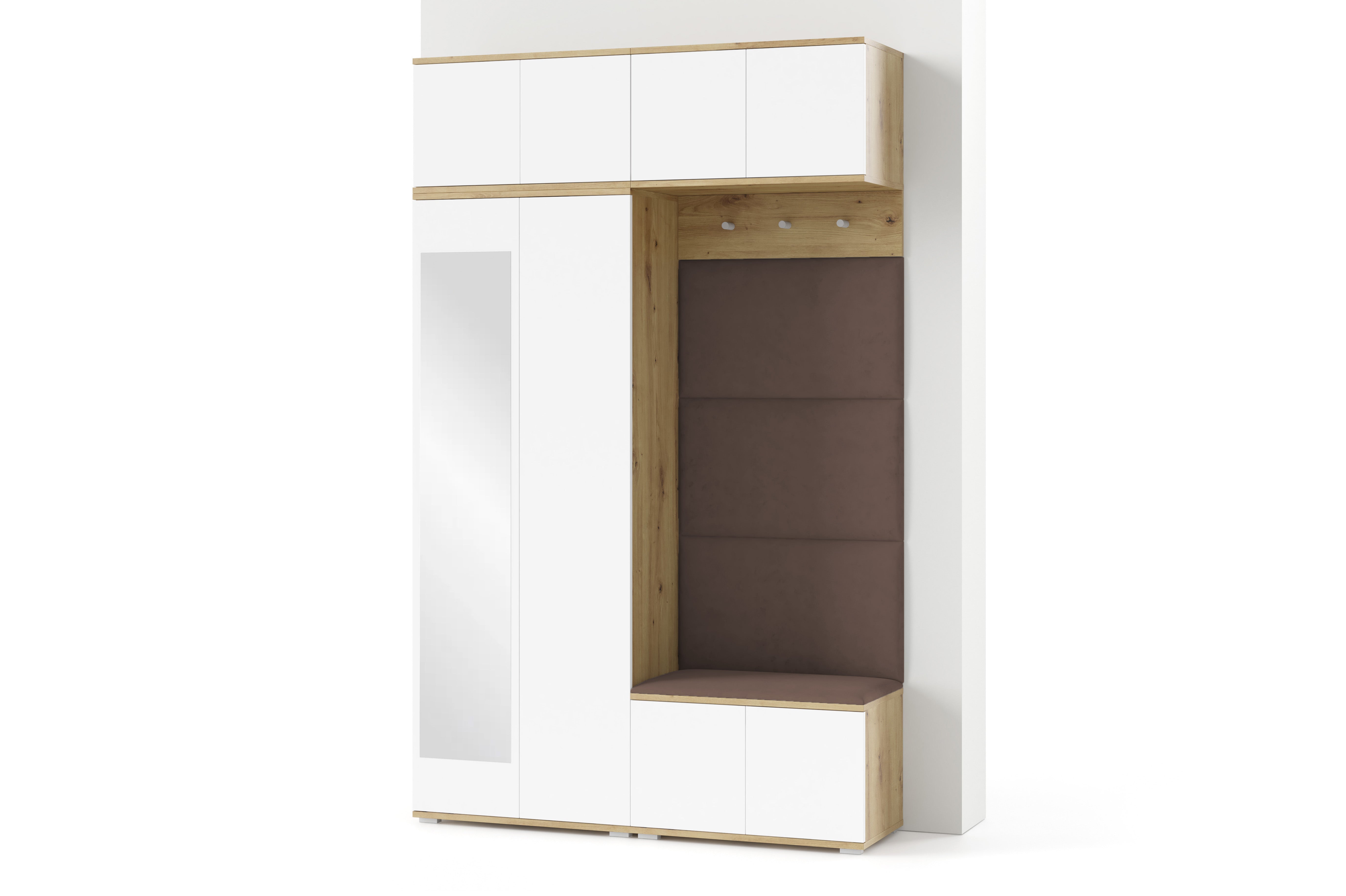 PK Sevilla 3 Hallway Wardrobe -Dark Brown