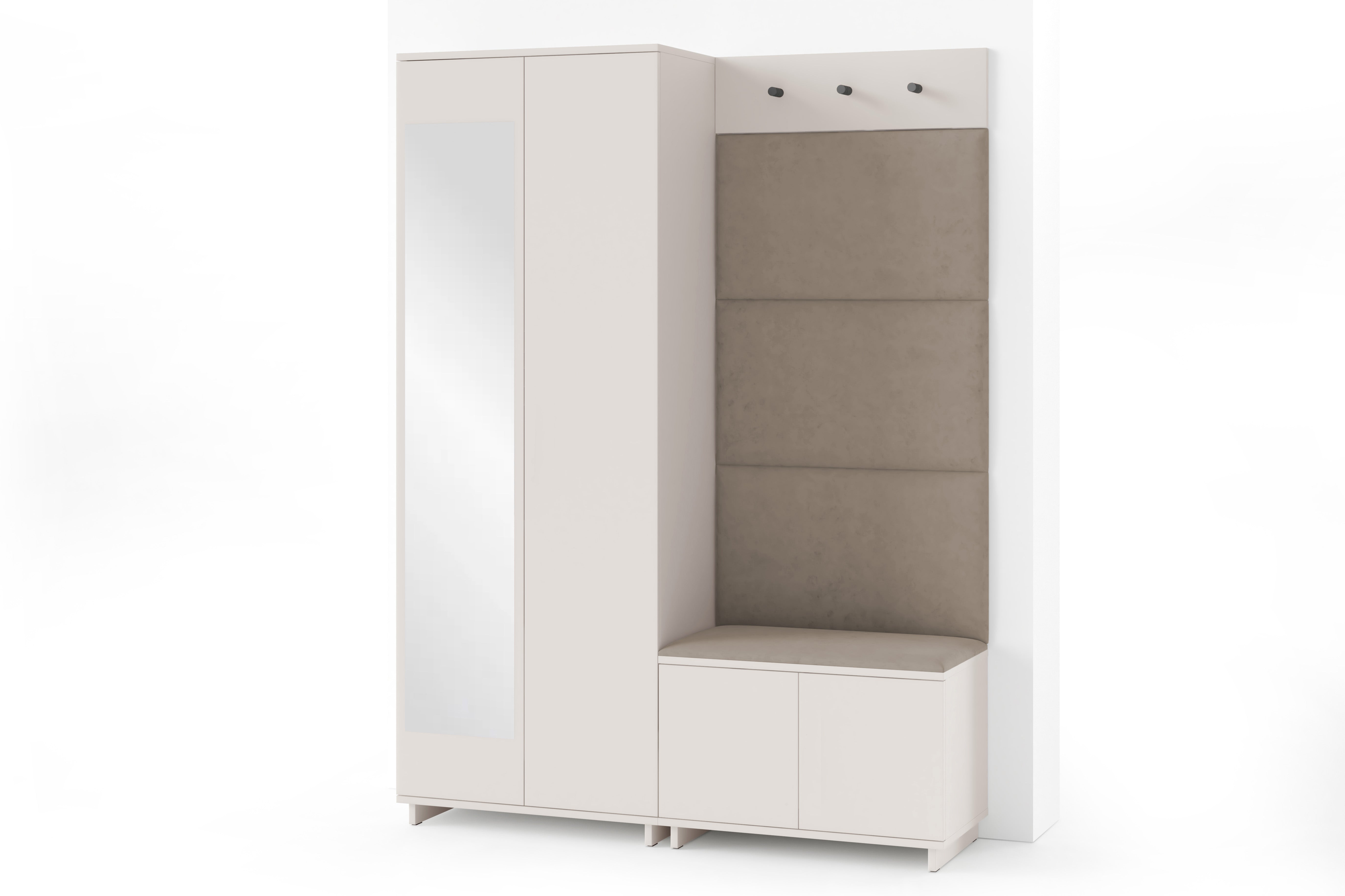 PK Bianco 3 Hallway Wardrobe Set - Rabbit