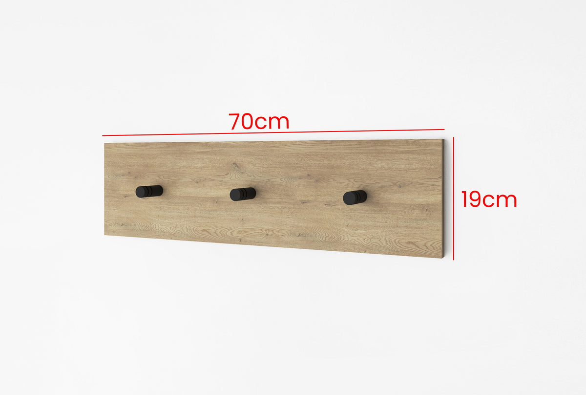 Bello Hallway Set 6 – Choose Leg Height & Panel Colour | Cashmere & Cremona Oak