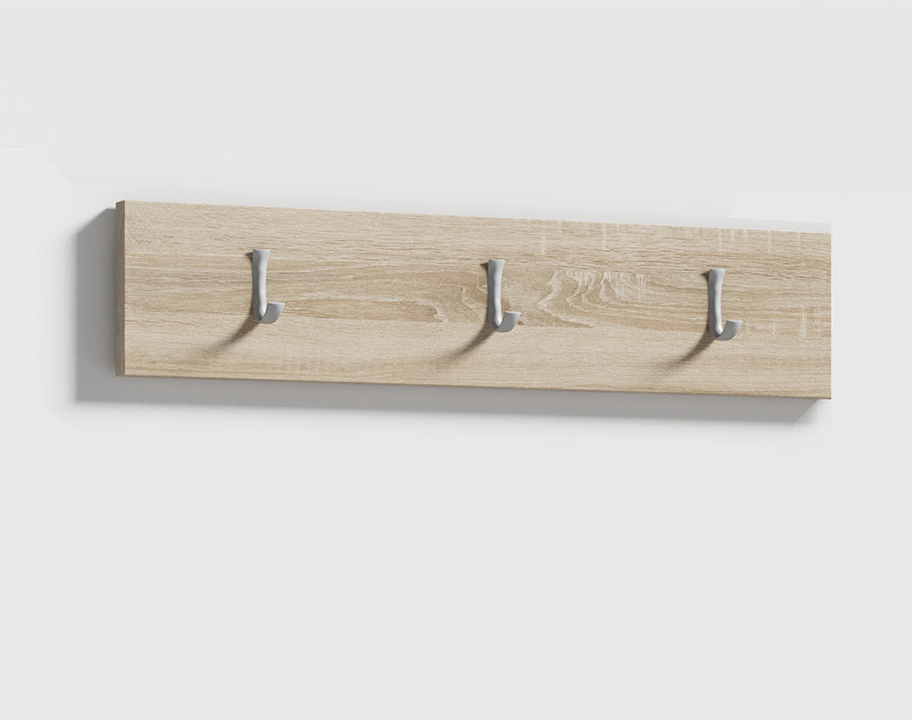 PK Emi 1 Hallway Wardrobe Artisan Oak / Black -Upholstered Panels in Various Colours