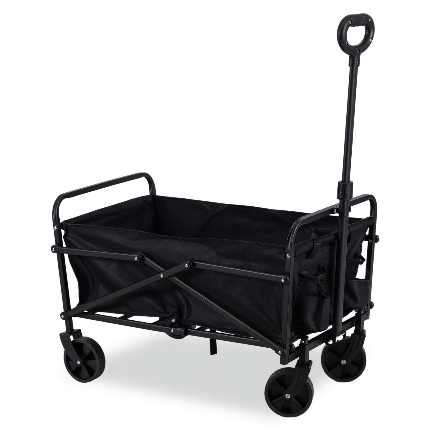 Elite GILBERT Folding Wagon – Black | Heavy-Duty Transport Cart