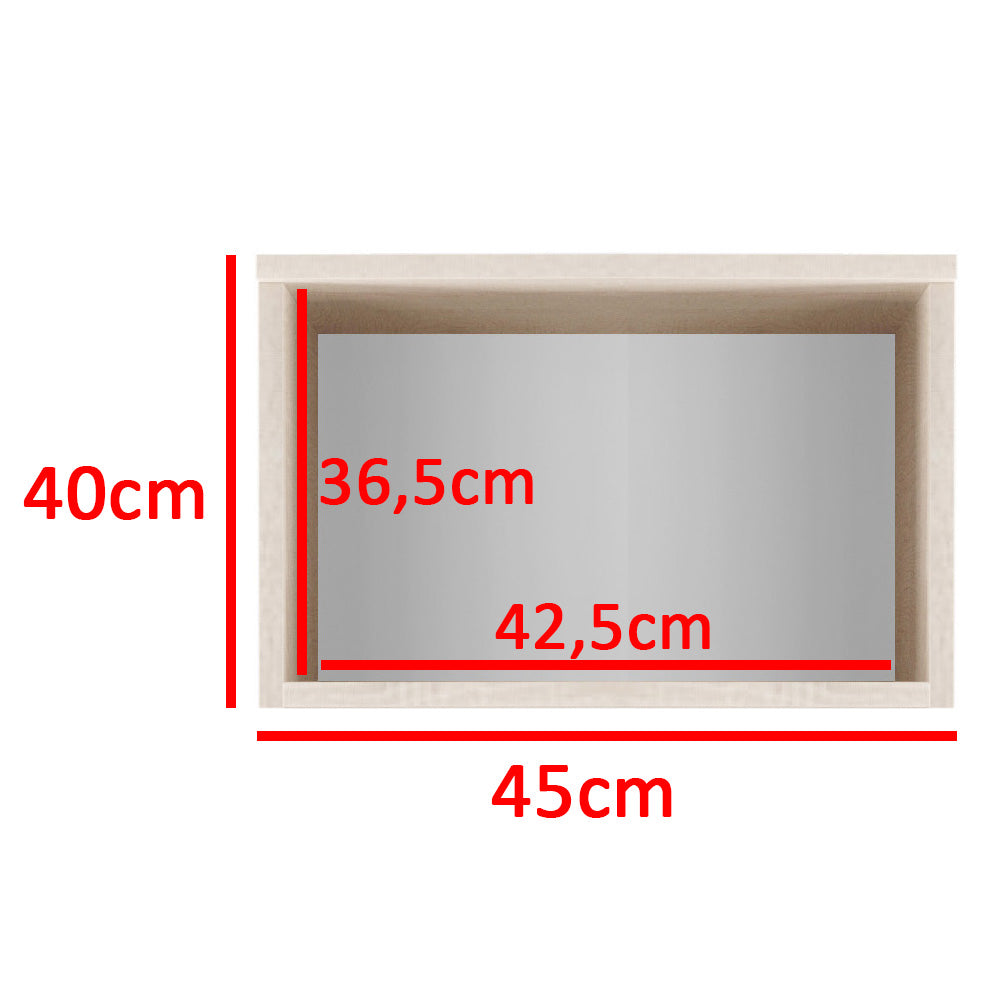PK Emi 29 Hallway Wardrobe Sonoma Oak - Upholstered Panels in Various Colours